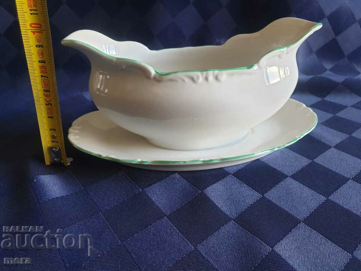 Porcelain saucer - 6 Porcelain saucer - 6