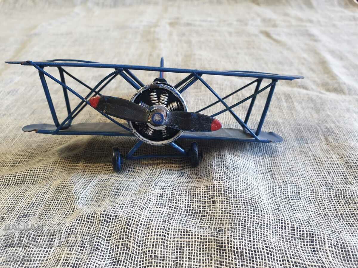 Old metal propeller plane toy with price 80.00 BGN | € 40.90 Old metal propeller plane toy with price 80.00 BGN | € 40.90