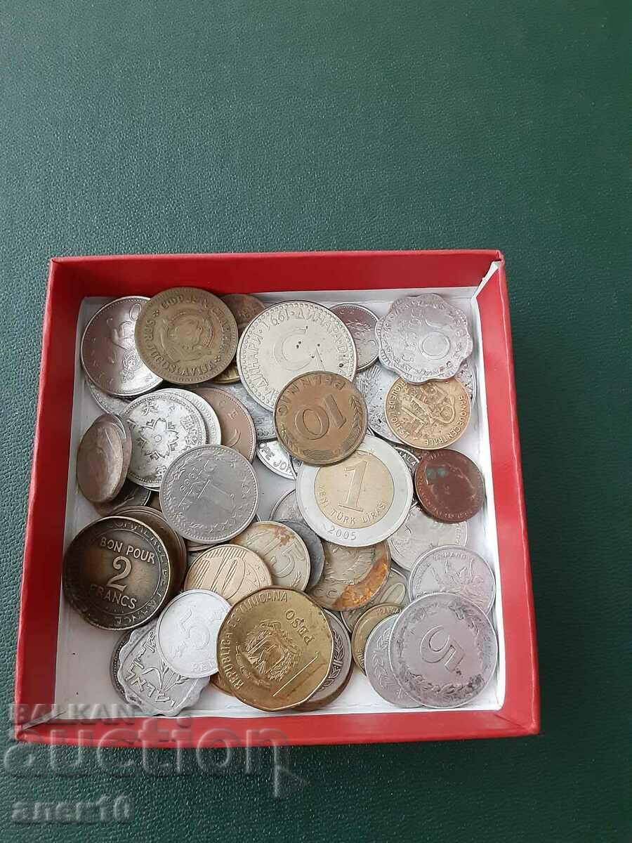 Foreign coins 50 pieces