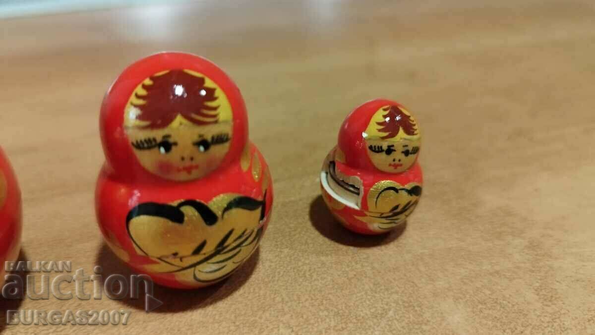 Delivery of Old matryoshka, set - 4 pcs. Delivery of Old matryoshka, set - 4 pcs.