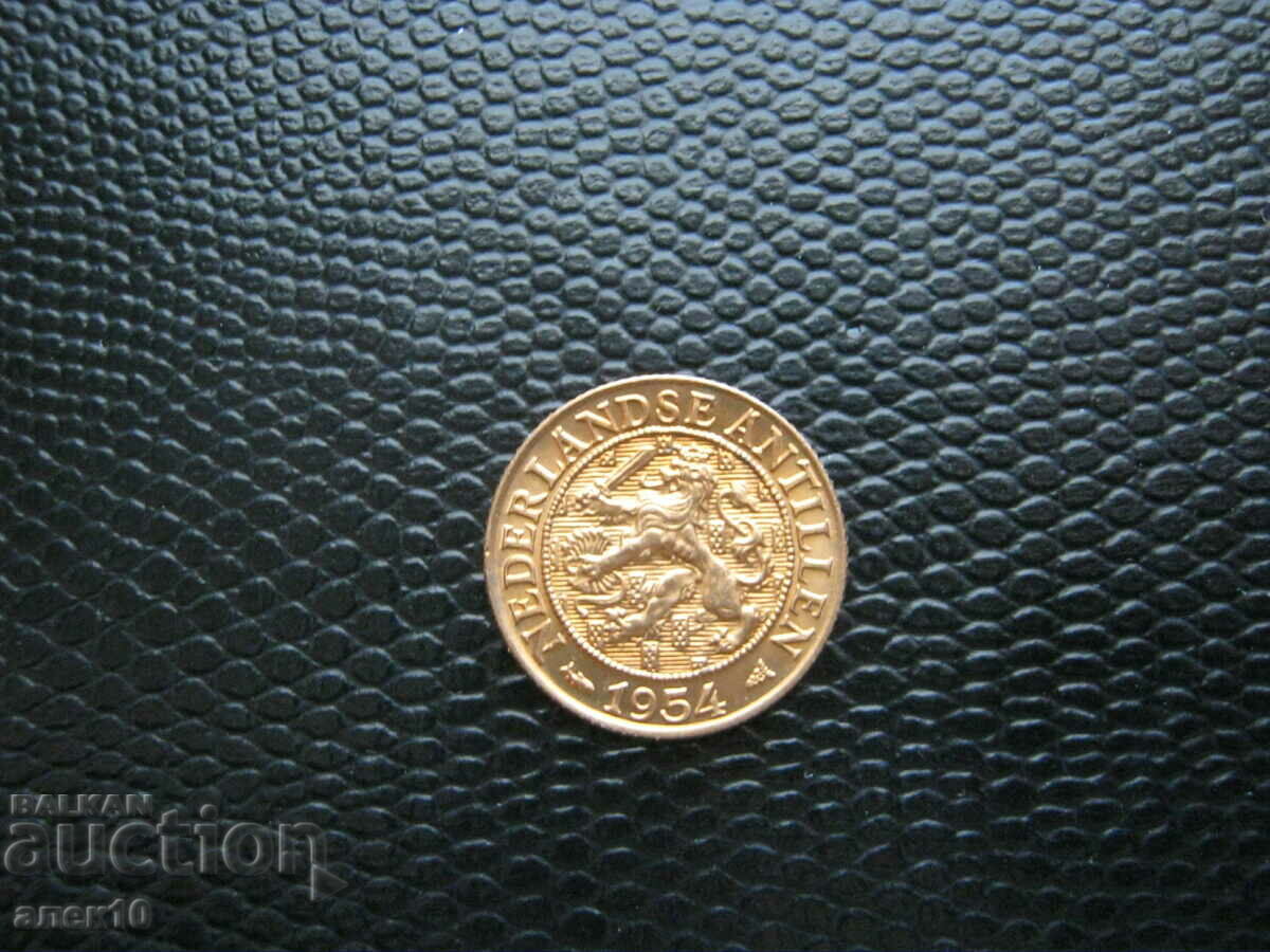 Антили  1  цент  1954