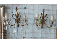 Antique wall lamps, sconces