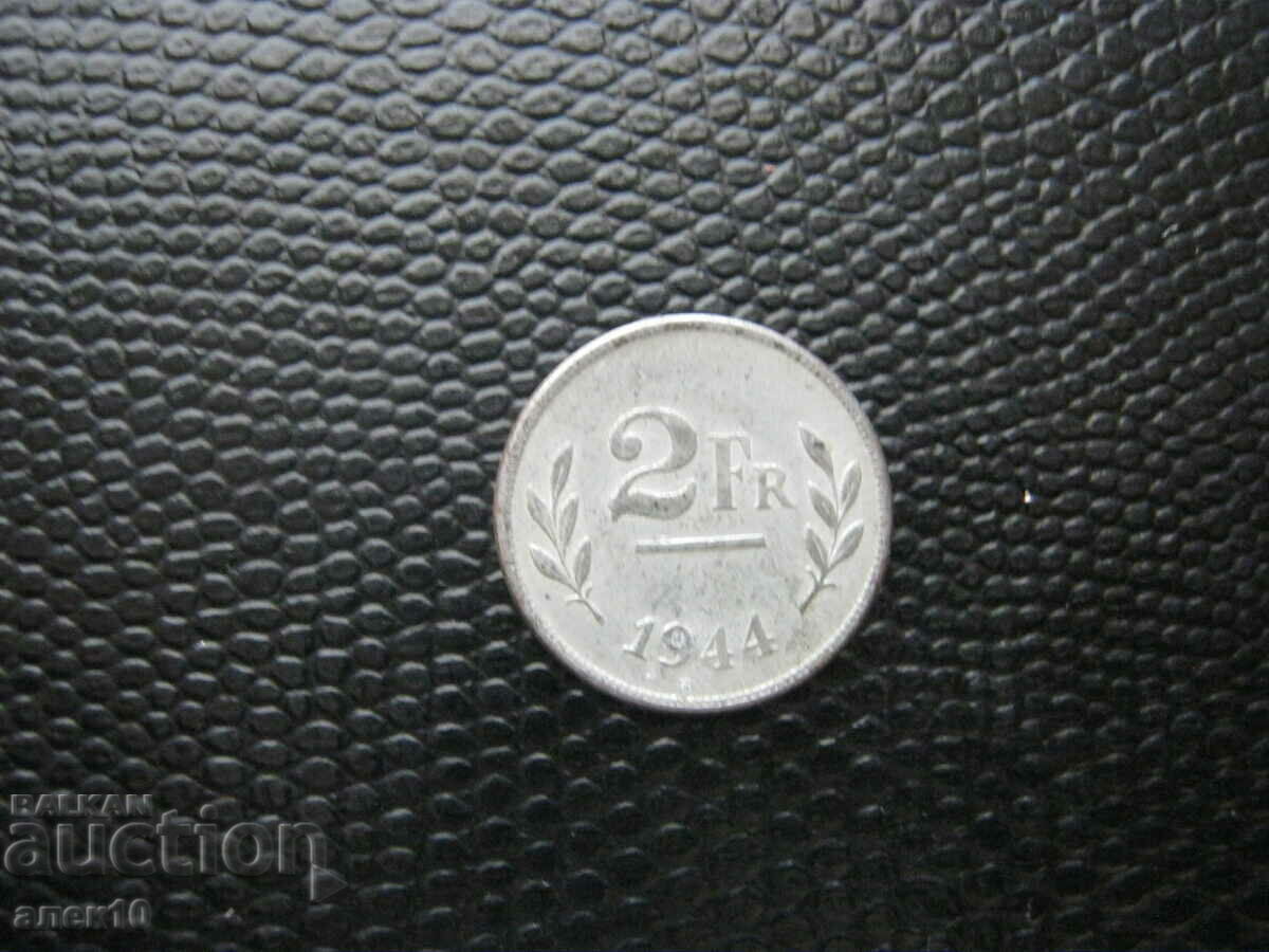 Белгия  2  франк   1944