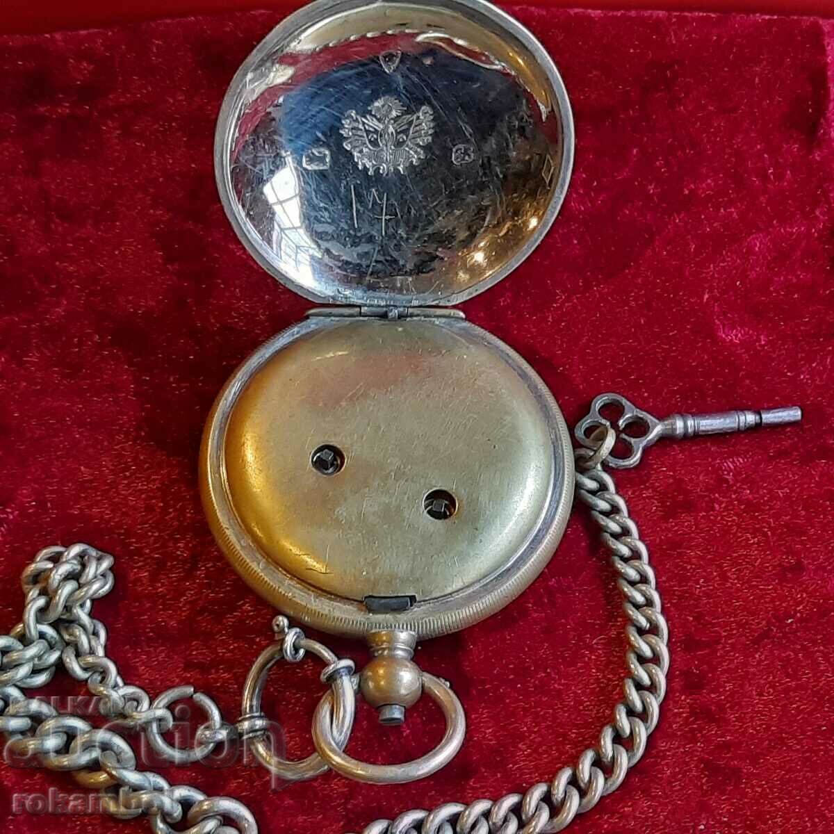 Старинен Османски джобен часовник 19 в. - 7 Старинен Османски джобен часовник 19 в. - 7