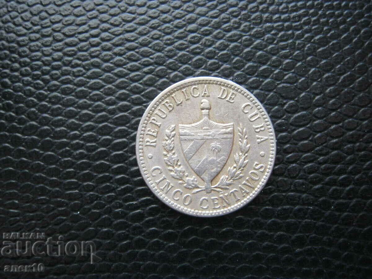 Cuba 5 centavos 1920