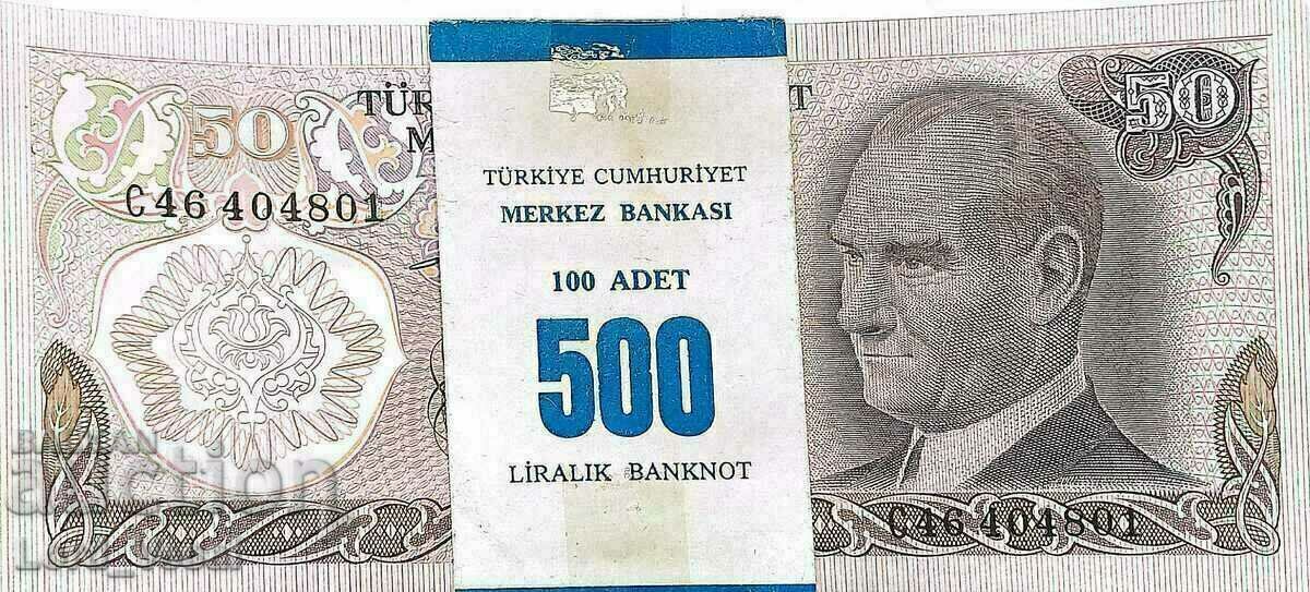 Auction  Turkey - 50 Lira ND (1976-1983) - Pick 188 UNC