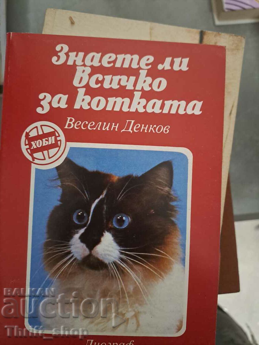 Știi totul despre pisica Veselin Denkov?