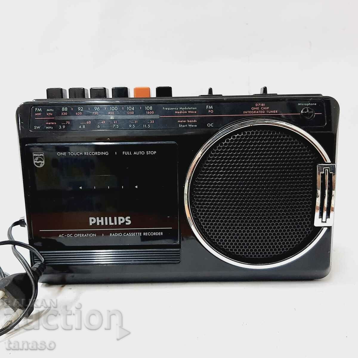 Philips radio cassette player(4.5)