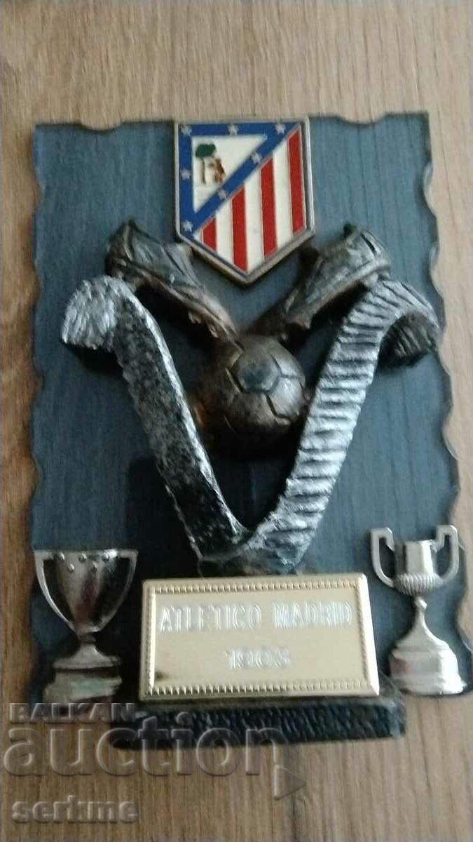 Atletico Madrid plaque