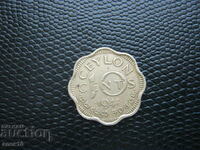 Ceylon 10 cents 1944