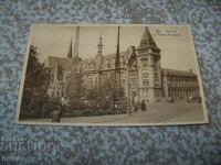 Old postcard from Verviers, Belgium, Courthouse.