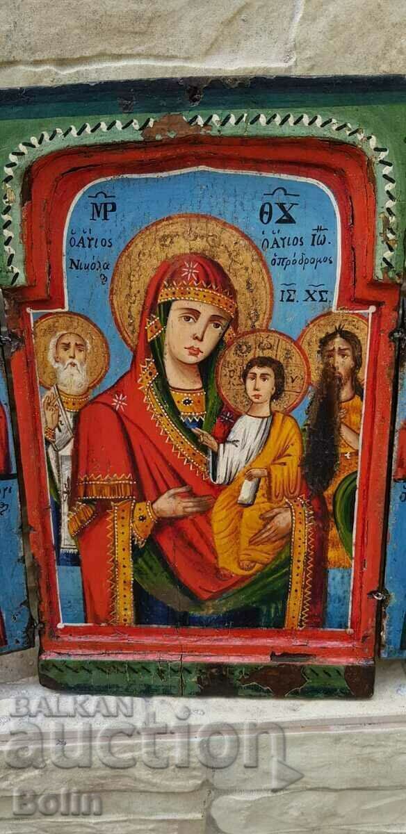 Παράδοση Σπάνια Ελληνική Αναγέννηση - Τρίπτυχο 1809