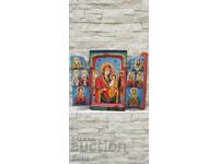 Icoană rară a renașterii grecești - Triptic 1809