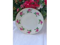 A beautiful plate with Roses with a golden edging mark❗