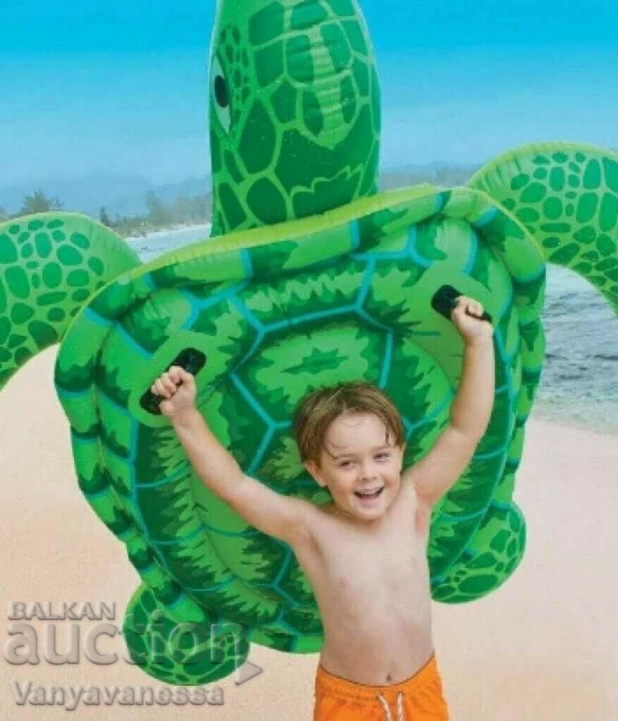Intex Children's Inflatable Ride On Turtle