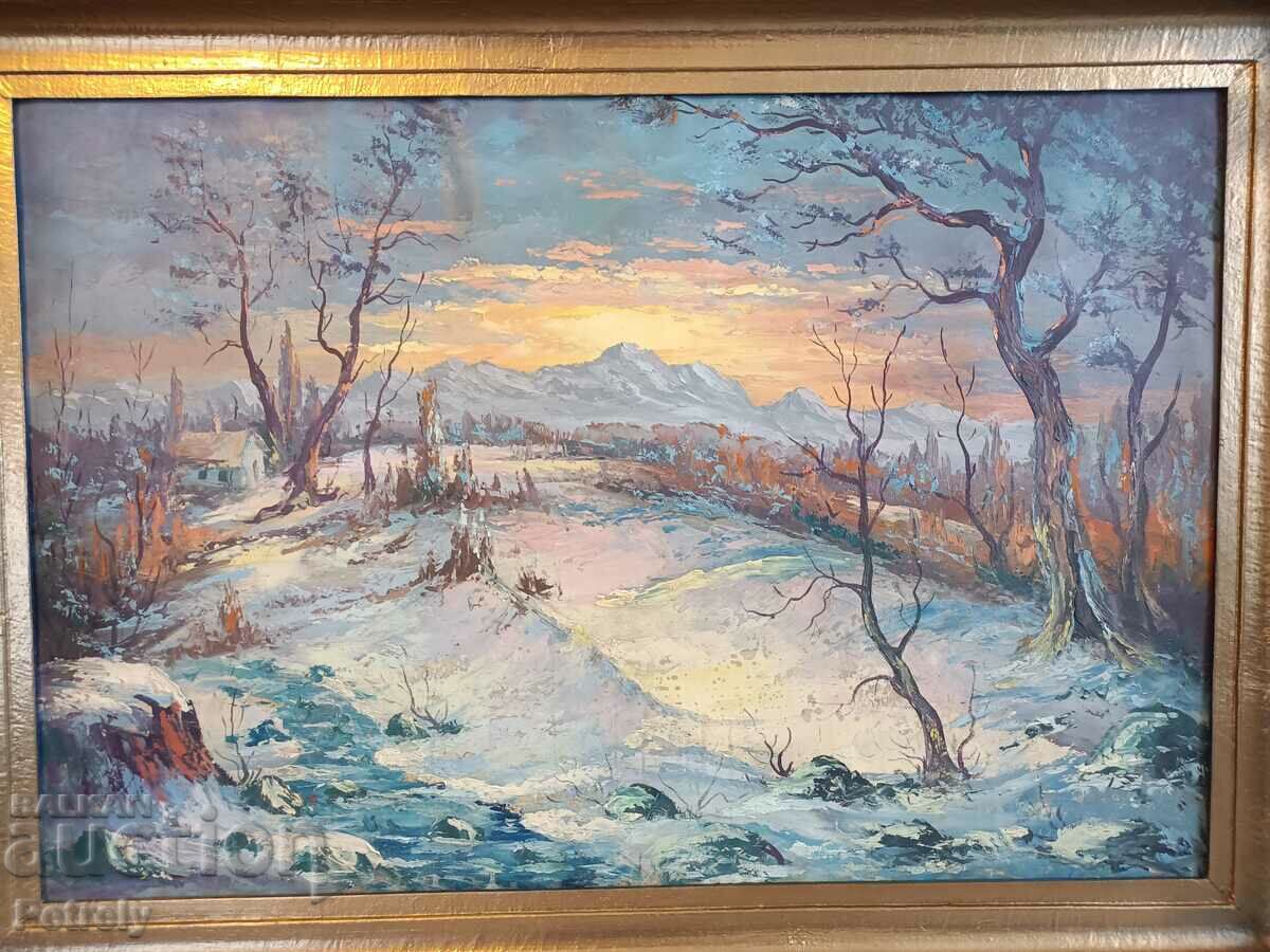 Old oil painting with price 180.00 BGN | € 92.03 Old oil painting with price 180.00 BGN | € 92.03