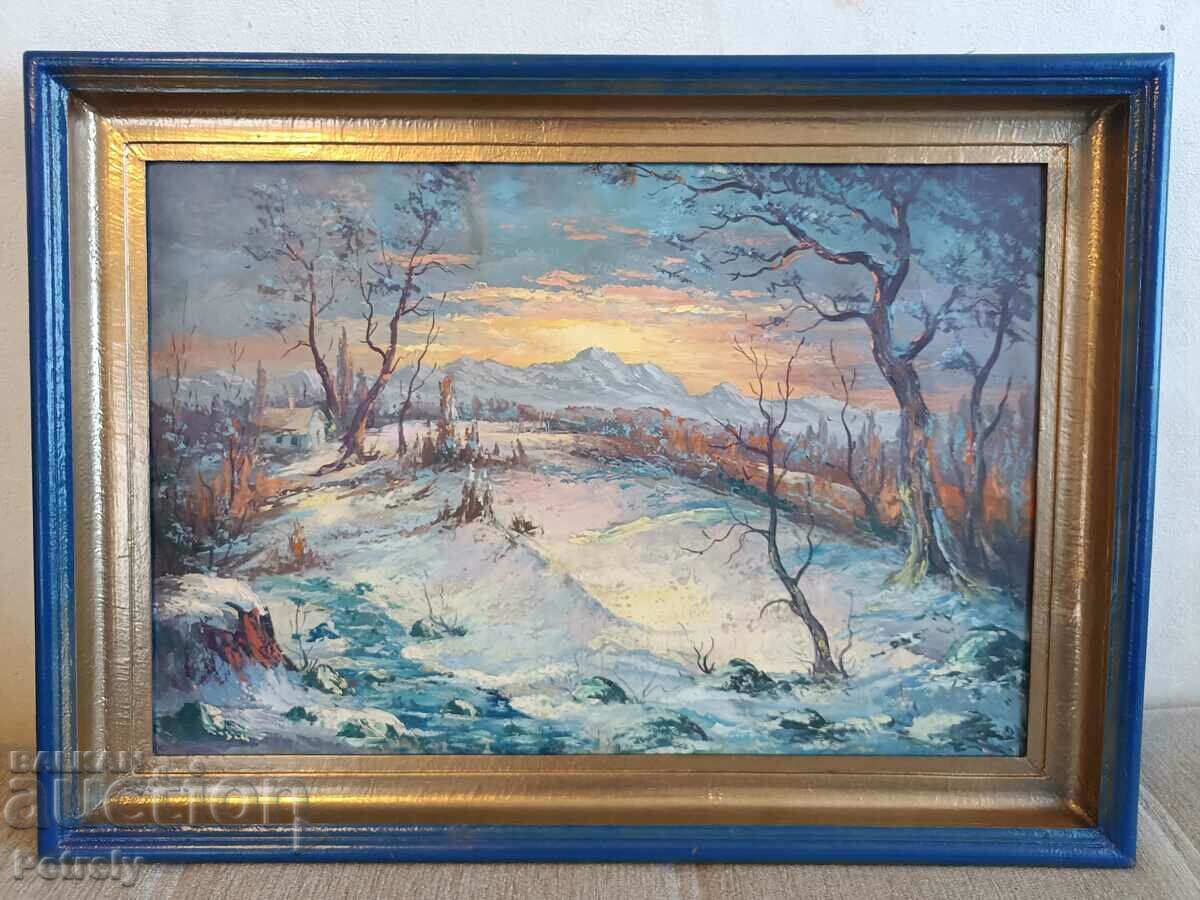 Delivery of Old oil painting Delivery of Old oil painting