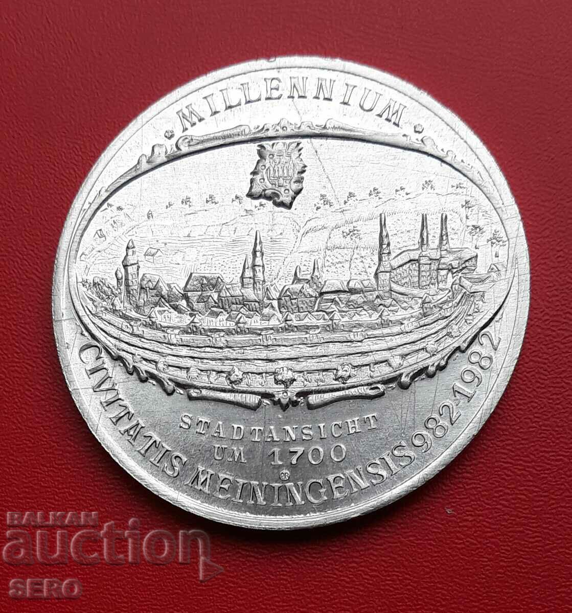 Germany-medal 1982-1000 years city of Meiningen