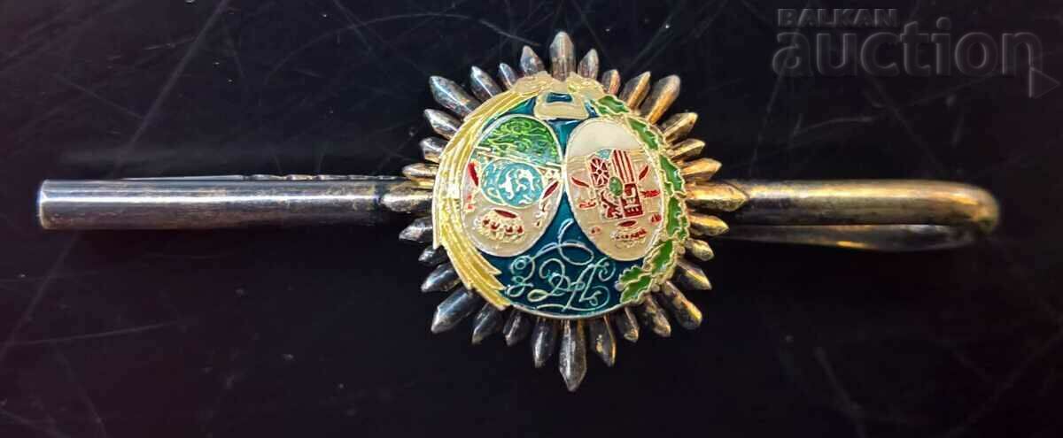 Silver Masonic pin