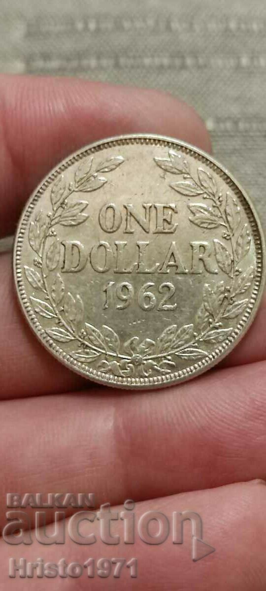 1 dollar 1962 Liberia 1 dollar 1962 Liberia