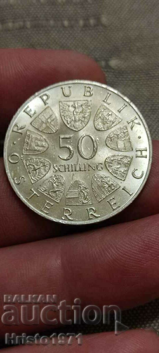 50 shillings 1968 50 shillings 1968