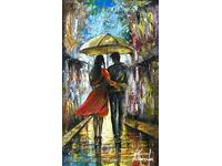 Denitsa Garelova oil painting "Love me" 35/50
