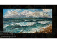 Denitsa Garelova oil painting 20/40 "The Wave"