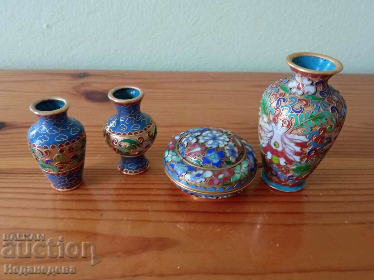 Lot cloisonné, vază