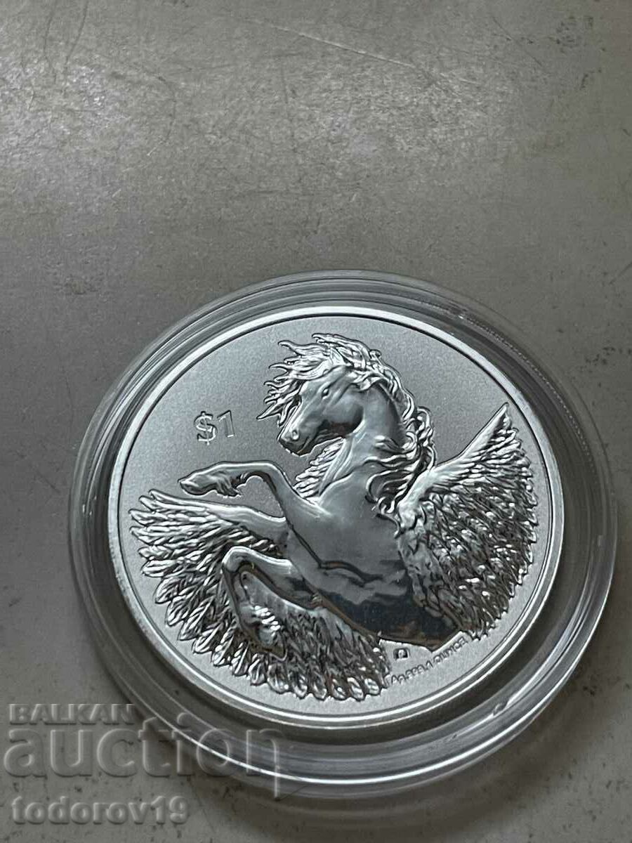 Auction 1 oz Silver Pegasus 2023 - Virgin Islands Auction 1 oz Silver Pegasus 2023 - Virgin Islands