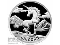 1 oz Silver Unicorn 2023 - tip. Fiji