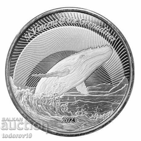 1 oz argint din Caraibe de Est - St. Vincent și Grenadine 2023