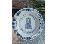 Decorative Dutch porcelain plate