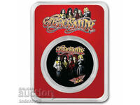 Silver 1 oz AEROSMITH - 50 de ani pe scenă - 2023 ost. Niue