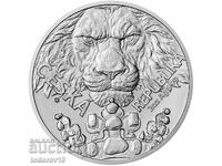 1 oz Silver Czech Lion Ost. Niue - 2023