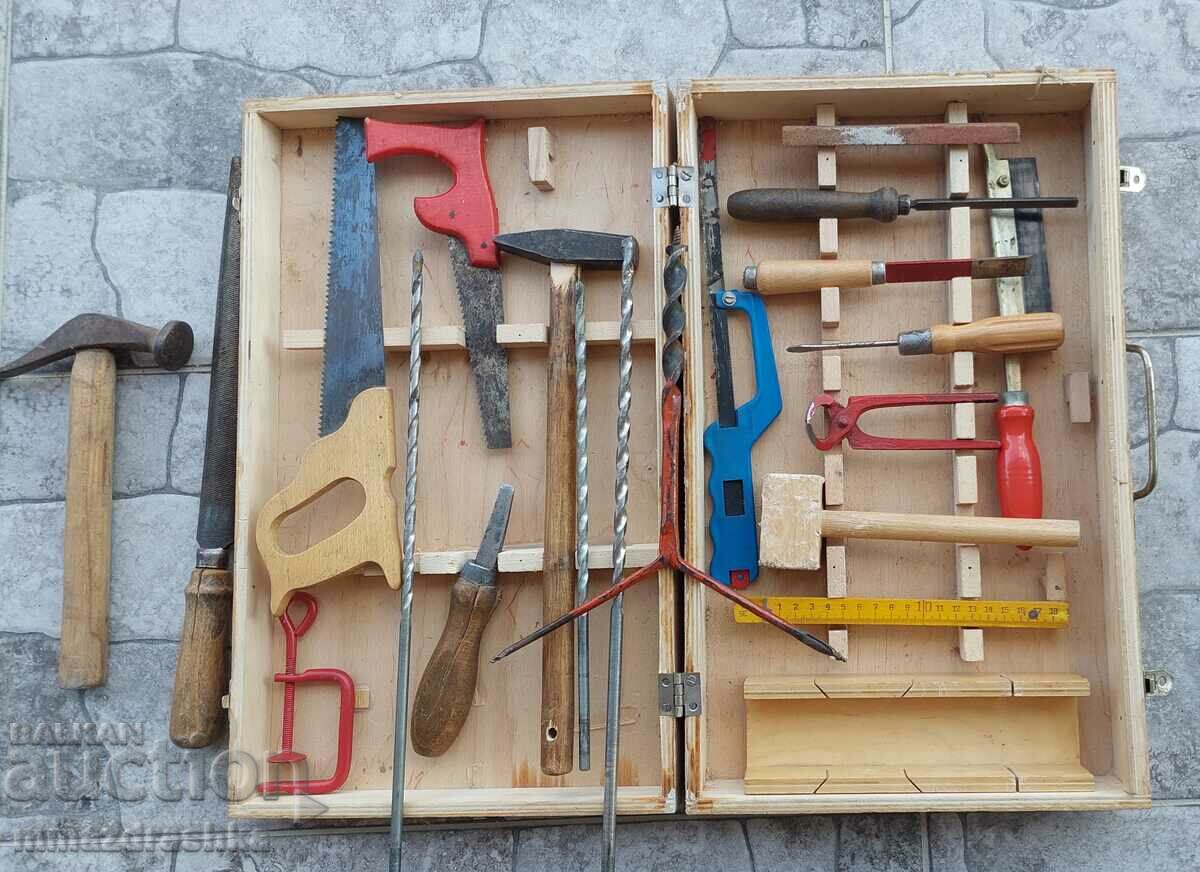 Wooden tool case