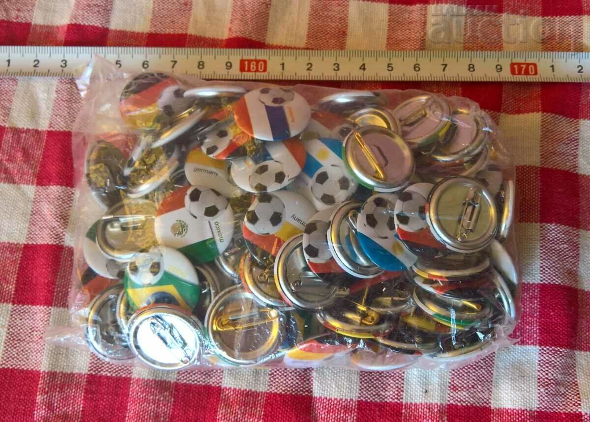 These are about 100 new football country badges