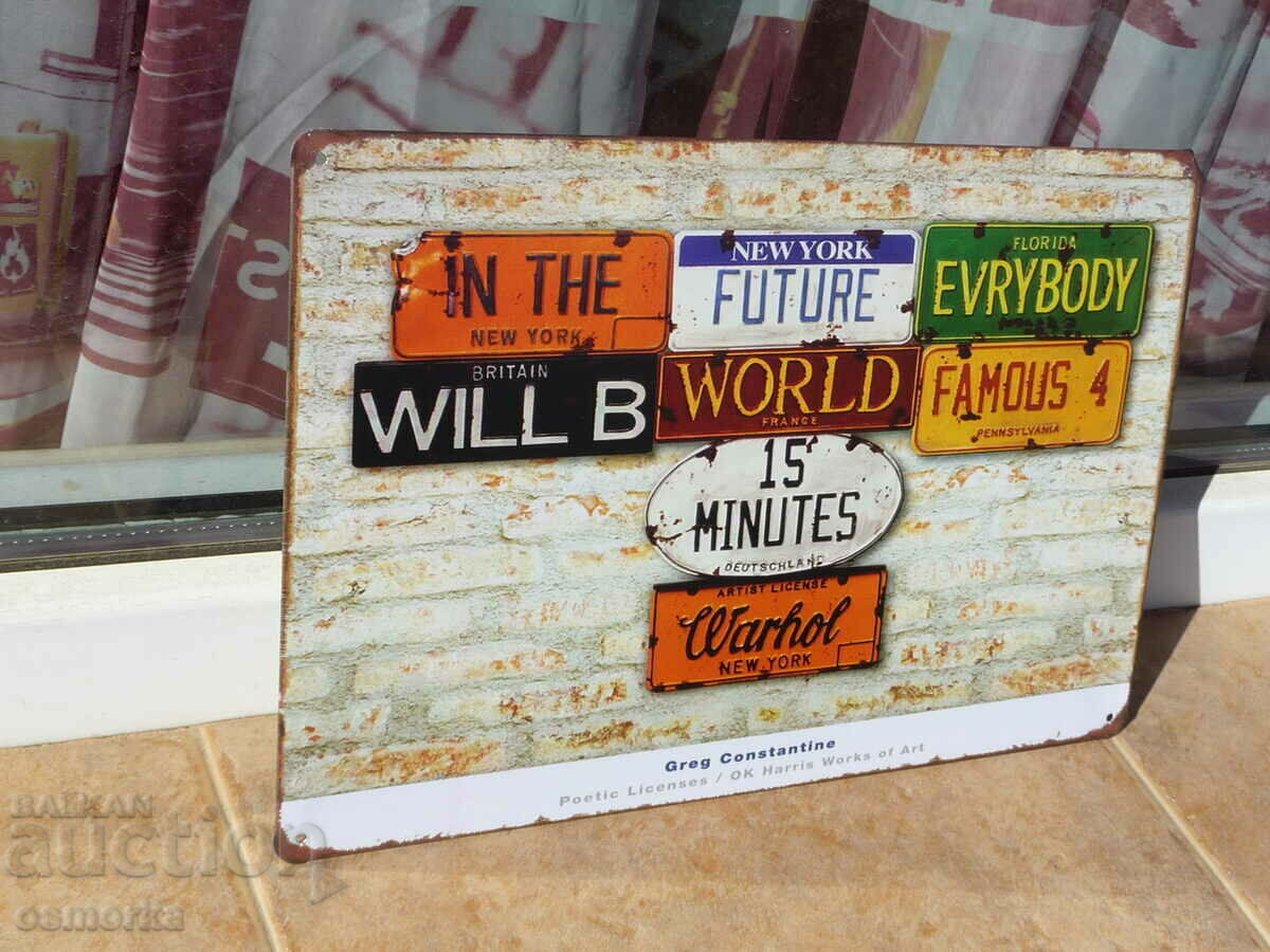 Κολάζ πινακίδων κυκλοφορίας αυτοκινήτων των αμερικανικών πολιτειών με τιμή 18.00 BGN | € 9.20 Κολάζ πινακίδων κυκλοφορίας αυτοκινήτων των αμερικανικών πολιτειών με τιμή 18.00 BGN | € 9.20