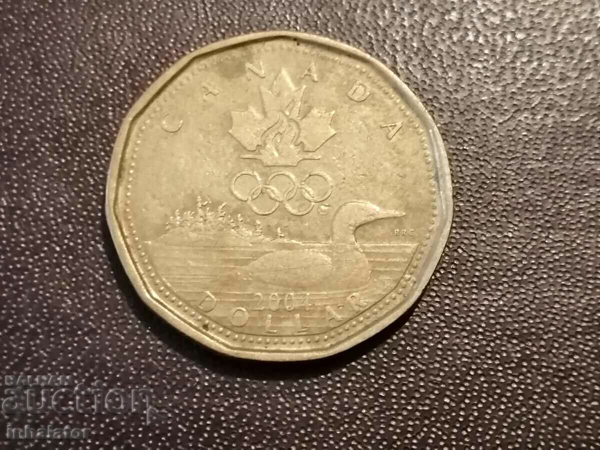 1 долар Канада юбилеен 2004 год лятна Олимпиада