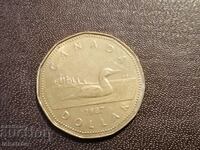 1 долар Канада 1987 год
