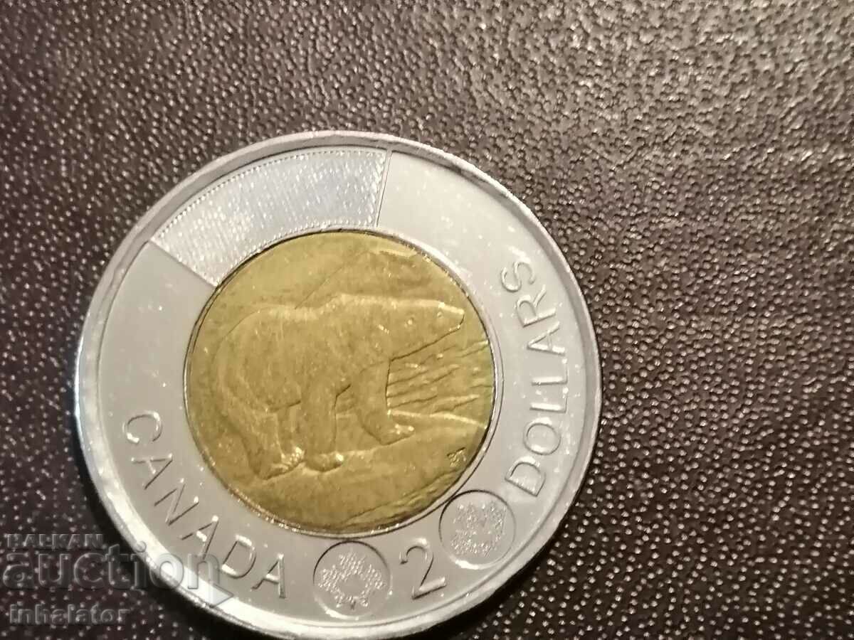 2 долара Канада 2012 Мечка