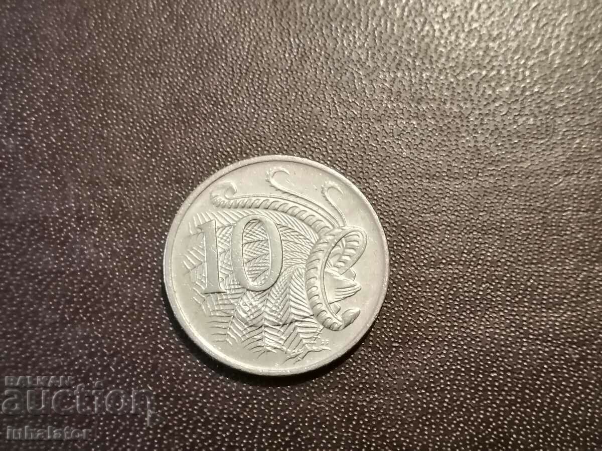 10 cents 2010 Australia