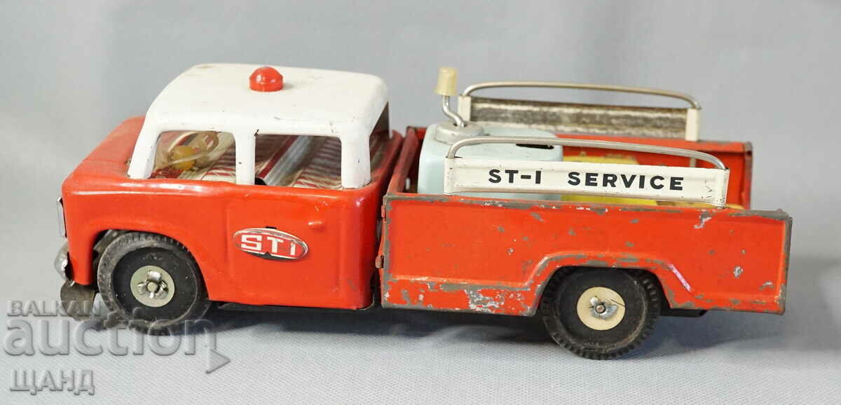 Camion model vechi de jucărie din metal SERVICE