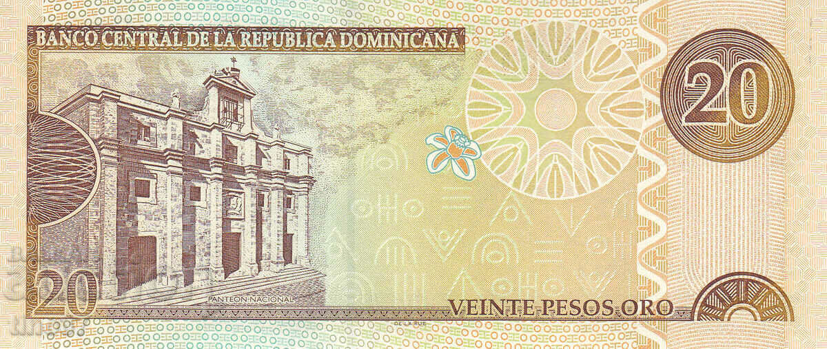 Auction tino37- DOMINICAN - 20 PESOS ORO - 2003 - UNC Auction tino37- DOMINICAN - 20 PESOS ORO - 2003 - UNC