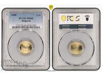 2 стотинки 1999 MS 66 PCGS