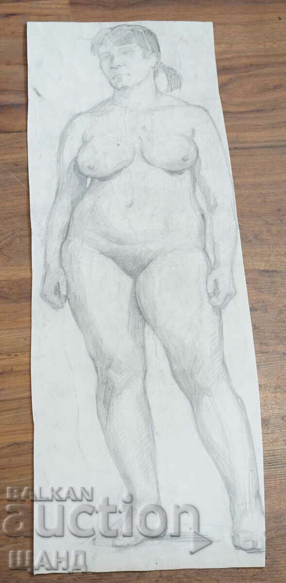 Old Master Double Drawing creion erotic corp nud