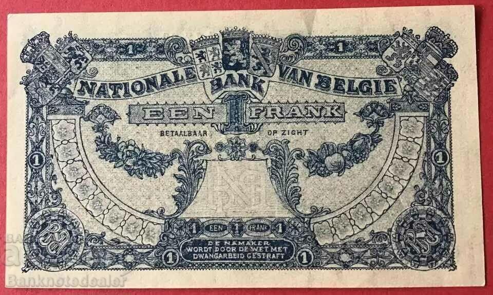 Belgium 1 Franc 1920 Pick 92 Ref 4314 with price 45.00 BGN | € 23.01
