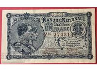 Belgium 1 Franc 1920 Pick 92 Ref 4314