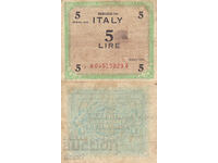 tino37- ITALIA - 5 LIRE /CERTIFICAT MILITAR/ - 1943