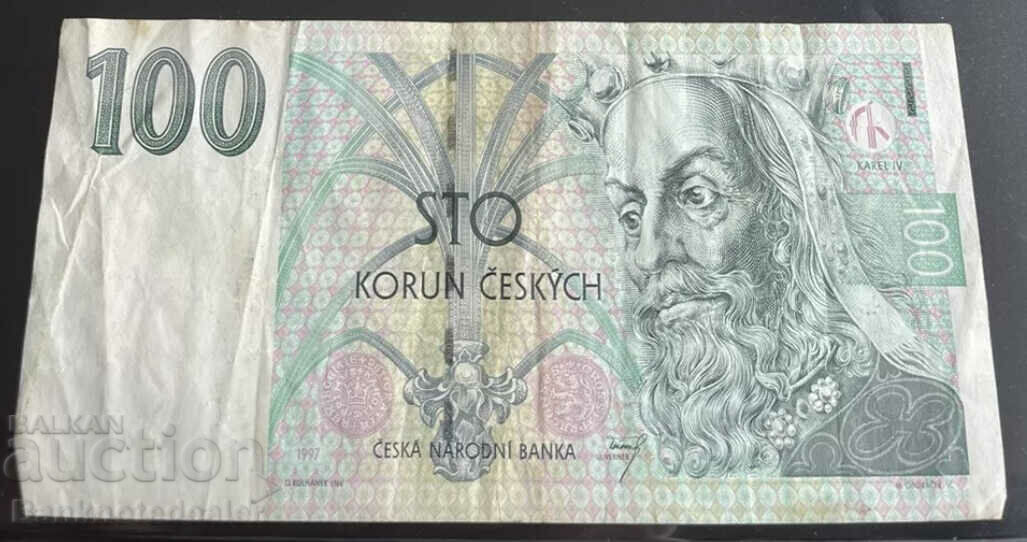 Czech Republic 100 Korun 1997 Pick 18 Ref