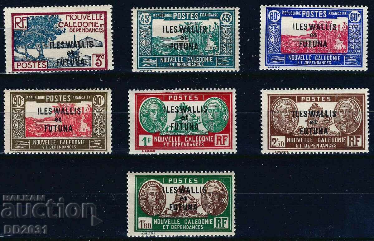 Уолис и Футуна 1939 -  изгледи кораби MNH